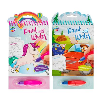 Moxy Комплект за рисуване с вода, с включена химикалка, асорти, 48 броя