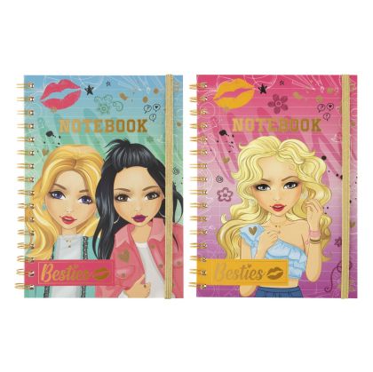 Moxy Тетрадка Besties, A5, 60 листа, асорти, 24 броя