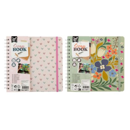 Craft ID Скрапбук, 20.5 х 20.5 cm, 40 листа, асорти, 12 броя