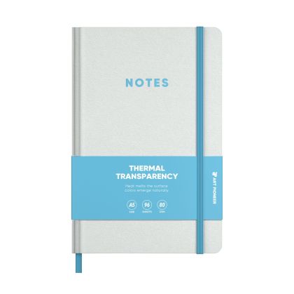 Art Pioneer Бележник, A5, твърда корица, с ластик, 96 листа, син