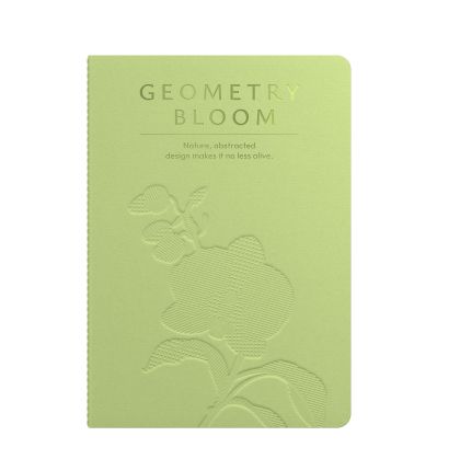 Art Pioneer Тетрадка Geometry Bllom, A5, шита, 60 листа, зелена