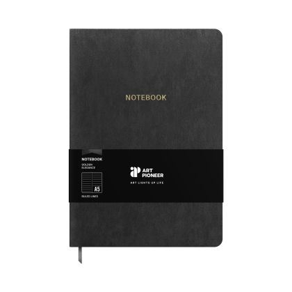 Art Pioneer Тетрадка Velvet Executive, A5, корица кадифе, 96 листа, червена