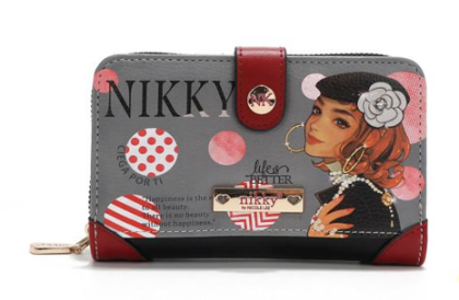 Портфейл Nikky, 15x10x3.8 cm, Ciega por ti