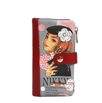 Портфейл Nikky, 18x9.5x2.5 cm, Ciega por ti