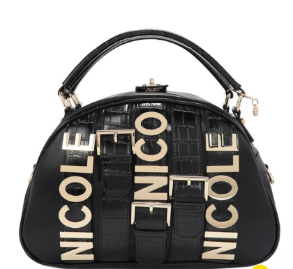 Чанта Nicole Lee, 32.5x23x16 cm, черна