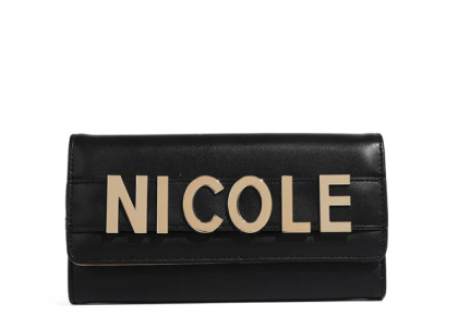 Портфейл Nicole Lee, 17x10x4 cm, черен