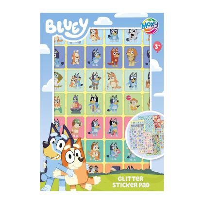 Moxy Книжка със стикери, А5, Bluey