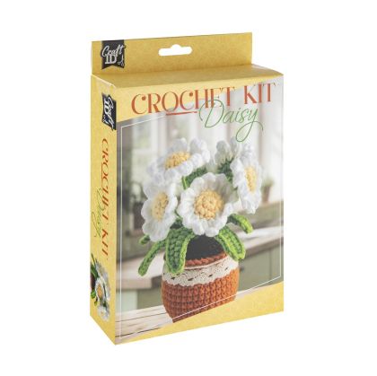 Craft ID Саксия с маргаритки, за плетене