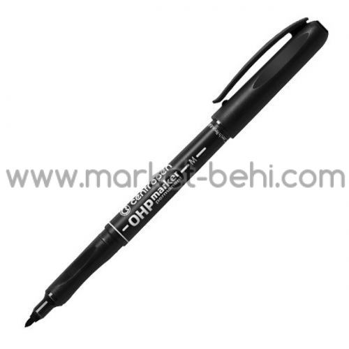 Mаркер Centropen OHP M, 1 mm, 2637, Черен