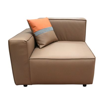 Модул RFG Kiano, десен, екокожа, 950 х 880 х 740 mm, кафяв