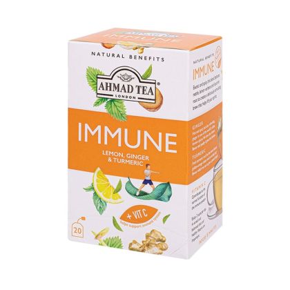 Ahmad Tea Чай Natural Benefits ''Имунитет'', билков, в пакетче, 20 броя