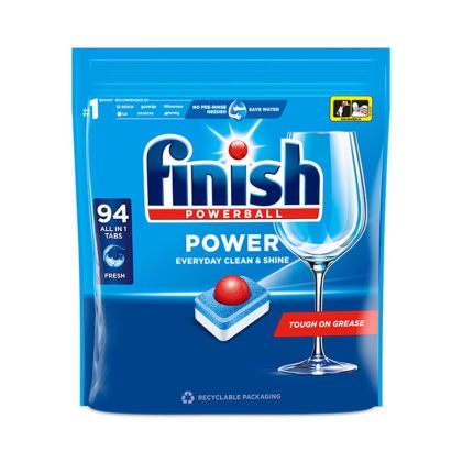 Таблетки за съдомиялна Finish Power All in one, 94 броя