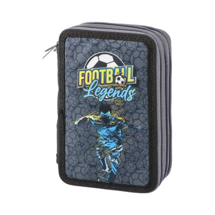 Несесер Statovac Triple Decker - Футбол, с три ципа, пълен