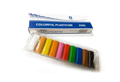 Глина Bluering моделираща 10 цвята 210g