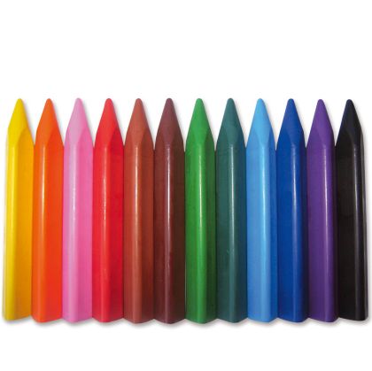 Пастели Connect Jumbo восъчни, 12 цвята