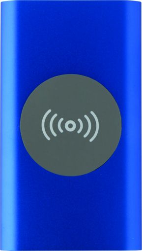 Безжична преносима батерия Juice, 4000 mAh, синя