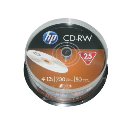 CD-RW HP, 700 MB, 25 броя в шпиндел