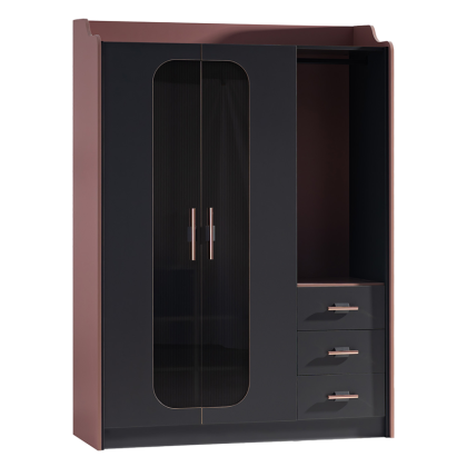 Трикрилен детски гардероб VALENCIA