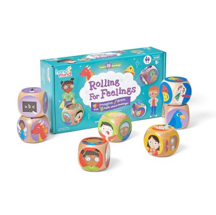 Learning Resources Зарчета Емоции, дървени, 7 броя