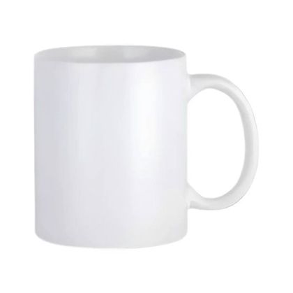 BESTSUB Чаша, керамична, с дръжка, в кутия, 330 ml, бяла