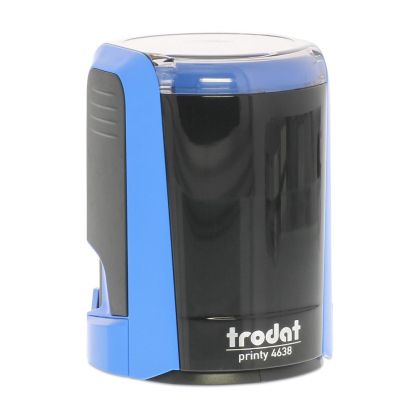 Печат Trodat 4638Е ф38мм, син
