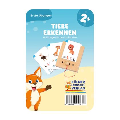 Образователни карти, за кутия Puncho - Познай животното, над 2 години