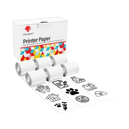 Phomemo Термо ролка Q22-RMS10-15, широчина 15 mm, дължина 3.5 m, 6 броя