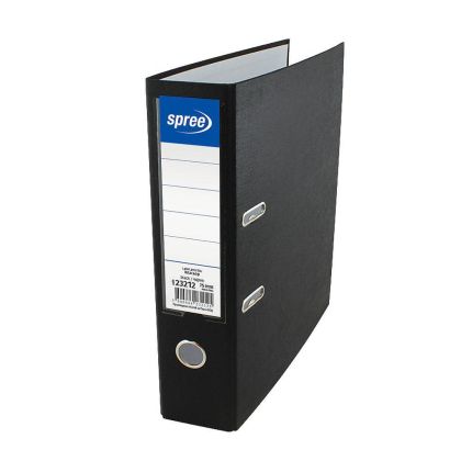 Класьор A4 Spree PP, 7.5см, Черен