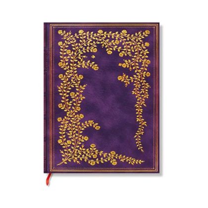 Paperblanks Тефтер New York Rose, Midi, широки редове, мека корица, 88 листа