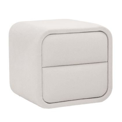 Нощно шкафче за спалня HUGO - перла SY