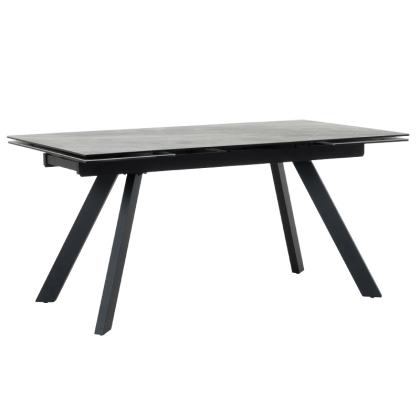 Разтегателна трапезна маса BARCIN - сив / кафяв
