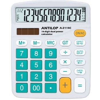 Калкулатор  Antilop A-2114C 14 разряден син