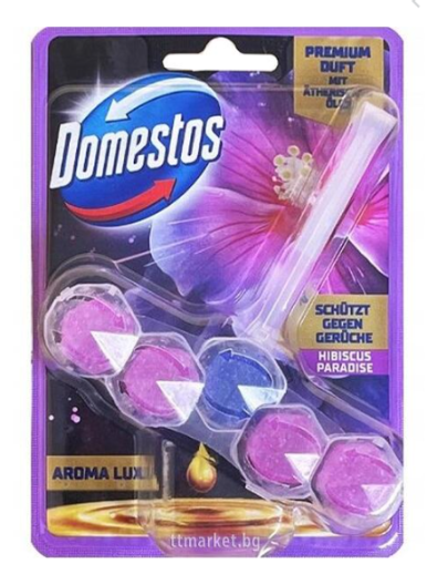 Domestos WC блокче Hibiscus Paradise