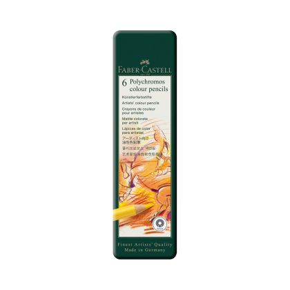 Faber-Castell Молив Polychromos, 6 цвята