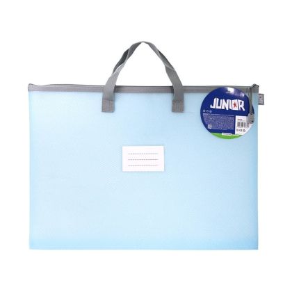 Чанта за рисунки Junior Bop, с дръжки, А3, синя