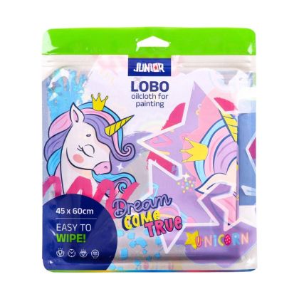 Мушама за рисуване Junior Lobo, еднорог, 45 х 60 cm