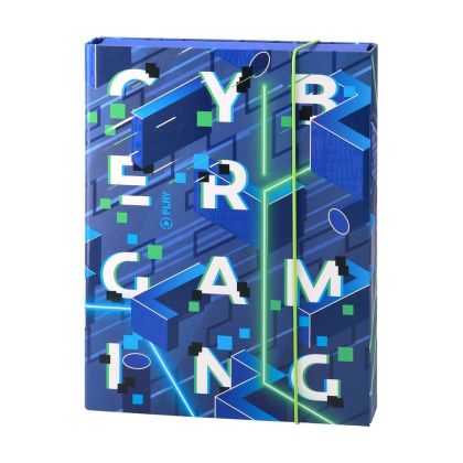 Папка Play Apex 40, с ластик, за момчета, 40 mm, асорти