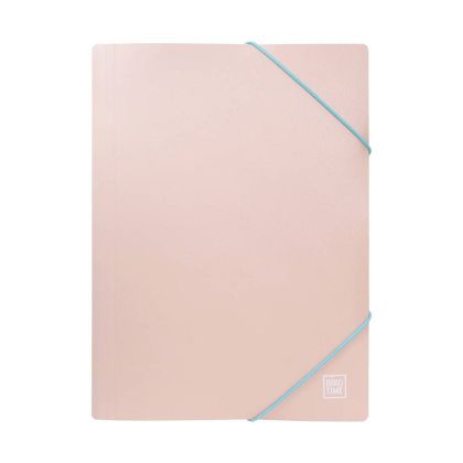 Папка Biro Time Mapp, с ластик, А4, праскова