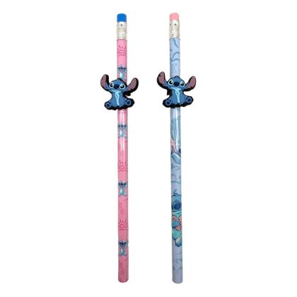 Молив Best Buy Classy Pin, Стич, HB, с гума, неподострен, асорти, 1 брой