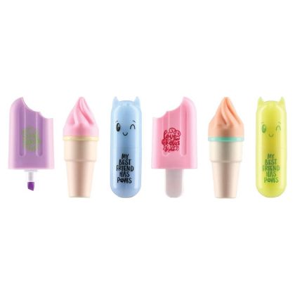 Текст маркер Sazio Mini, мини, сладоледи, асорти, 1 брой