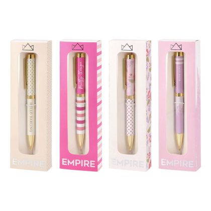 Химикалка Empire Gal, автоматична, 1.0 mm, в кутия, асорти, 1 брой