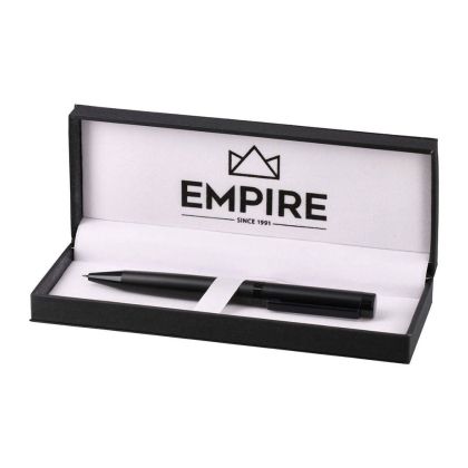 Химикалка Empire Elkano, 1.0 mm, в кутия, металик