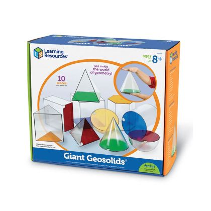Learning Resources Комплект геометрични фигури, големи, 10 броя