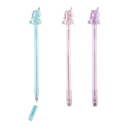 Химикалка Sazio Luz, еднорог, с капачка, 0.5 mm, асорти, 1 брой