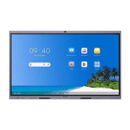 Интерактивен дисплей Hikvision DS-D5B75RB/FP, 75'', NFC, EDLA, с камера, DLED, 450 cd/m2, 60 Hz