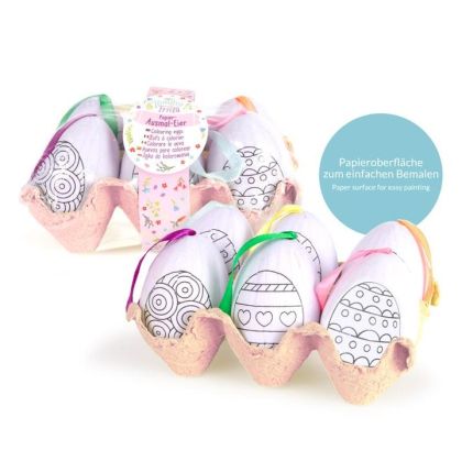 Картонени яйца за оцветяване Trendhaus Tommy&Frida, опаковка 6