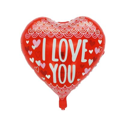 Балон Festa, I love you, сърце, 45 х 53 cm