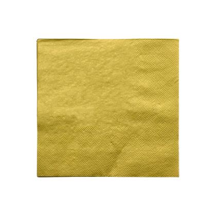 Салфетки Festa, златисти, 12 броя