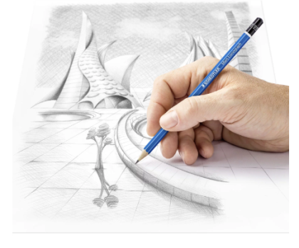 Кoмплект моливи Staedtler Mars Lumograph, 12бр soft