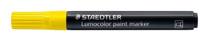 Акрилен маркер Staedtler Lumocolor 349, жълт 1